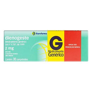 DIENOGESTE G*  2MG 3 0CPR