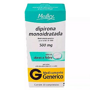 DIPIRONA SODICA G* 500MG 30CPR