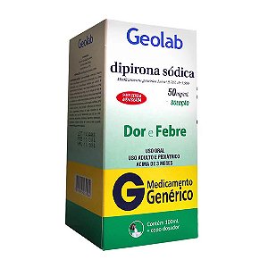 DIPIRONA SODICA G* SOL 50MG 100ML