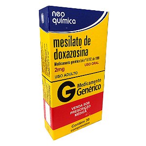 DOXAZOSINA 2 MG 30 C PR NEO QUIMICA GENER