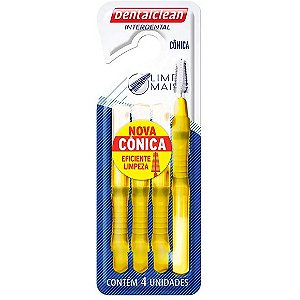 ESCOVA INTERDENTAL  CONICA 4 UNID DENTAL