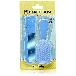 ESCOVA PENTE MARCO B ONI KIT 0602B AZUL