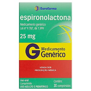 ESPIRONOLACTONA G*  25MG 30CPR