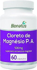 CLORETO DE MAGNESIO PA 500MG 60CAP BION