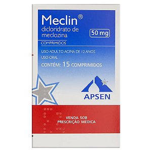 MECLIN 50MG 15CPR