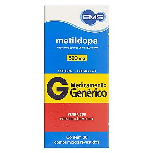METILDOPA G*  500MG 30CPR