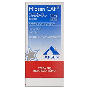 MIOSAN CAF  10/60MG 15CPR