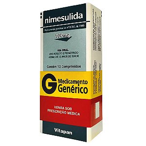 NIMESULIDA G*  100MG 12CPR