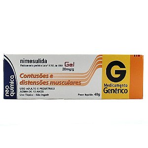 NIMESULIDA G*  GEL 2 0MG 40G