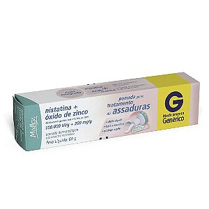 NISTATINA+OXIDO ZINC O G*  PDA 60G