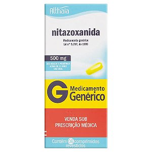 NITAZOXANIDA G*  500 MG 6CPR