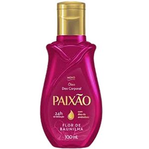 OLEO BANHO PAIXAO 10 0ML FLOR DE BAUNILHA