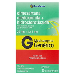 OLMESARTANA+HCTZ G* 20/12,5MG 30CPR