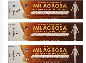 POMADA MILAGROSA C/  MORINGA E ACAFRAO DE