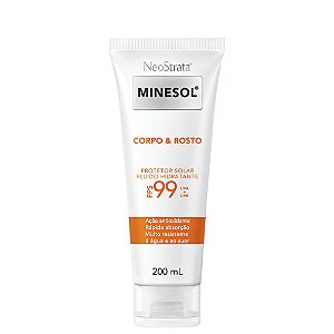 MINESOL ROSTO CORPO FLUIDO 200ML FPS 99