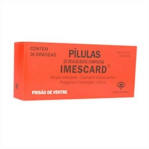 PILULA IMESCARD 36DRG