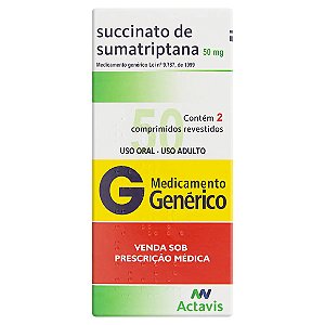 SUMATRIPTANA G*   50 MG 2CPR