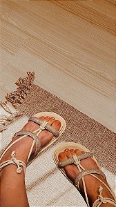 Birken Strass e Amarração Off-White