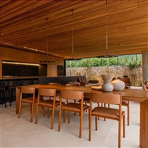 Piso de Travertino Arenado 1m x 1m