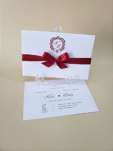 Convite Manoela - Papel Alvura Simples