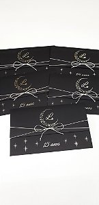 Convite Mini Ida - Papel Color Plus + Hot Samping