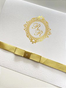 Convite Aparecida - Papel Alvura + Hot Stamping