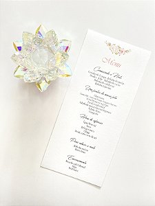 Cardápio Folha - Papel Alvura