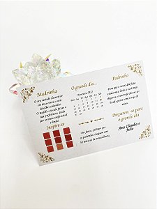 Manual para Padrinhos - Papel Alvura - 10x15cm