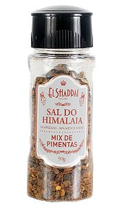 SAL DO HIMALAIA TEMPERADO MIX DE PIMENTAS MOEDOR 90 GR - EL SHADDAI