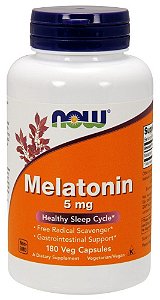 PROMOCAO IND. DE SONO 5 MG 180 CÁPSULAS - NOW FOODS