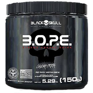 PRÉ TREINO BOPE 150G - BLACK SKULL - FRUTAS AMARELAS