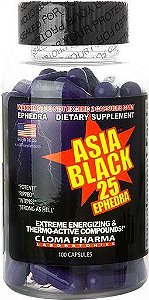 ASIA BLACK 100 CÁPSULAS - CLOMA PHARMA