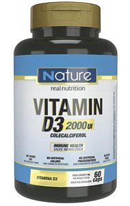 VITAMINA D3 2000 UI 60 CÁPSULAS - NUTRATA