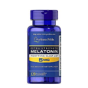 INDUTOR DE SONO 5 MG 120 CAPSULAS - PURITAN'S PRIDE