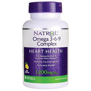 OMEGA 3-6-9 COMPLEX 1.200 MG 90 SOFGELS - NATROL
