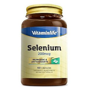 SELENIUM 60 CÁPSULAS - VITAMIN LIFE