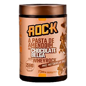 PASTA DE AMENDOIM CHOCOLATE BELGA 1.010 KG - ROCK