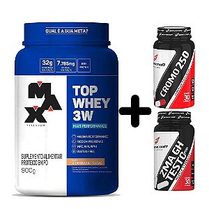 TOP WHEY 3W 900 GR (VITAMINA DE FRUTAS) - MAX TITANIUM