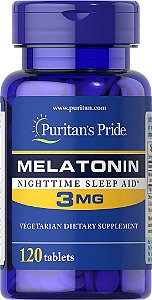 MELATO| 3 MG |120 TABLETS - PURITANS PRIDE