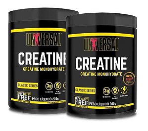 C. MONOHYDRATE 200 GR + 200 GR (COM SELO CR NUTRITION) - UNIVERSAL NUTRITION