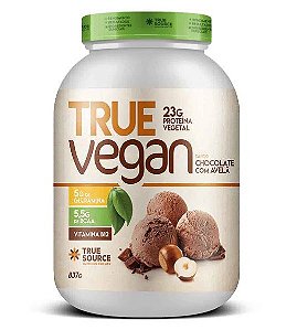 TRUE VEGAN 837 GR ( CHOCOLATE C/ AVELA) - TRUE SOURCE