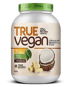 TRUE VEGAN 837 GR ( CHOCOLATE BRANCO C/ COCO) - TRUE SOURCE