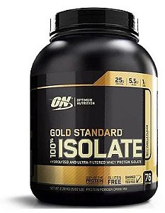 ON WHEY GOLD ISOLATE BAUNILHA 2.3 KG - OPTIMUM NUTRITION