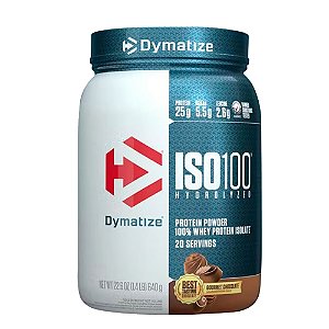 ISO 100 WHEY ISOLADO HIDROLISADO 640 GR  (BROWNIE) - DYMATIZE NUTRITION