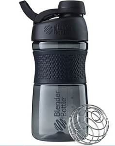COQUETELEIRA BLENDER BOTTLE SPORTMIXER TWIST 600 ML - PRETA