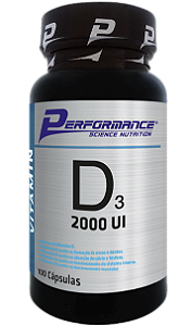 VITAMINA D3 2000 UI 100 TABLETS - PERFORMANCE NUTRITION