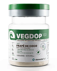 VEGDOP PROT. ERVILHA BAUNILHA CARAMELIZADA 450G - ELEMENTO PURO