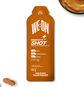 ENERGY SHOT GEL 35 GR CX 10 SACHES (PASTA DE AMENDOIM)