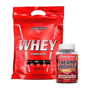 NUTRI WHEY 907 GR + THERMO ABDOMEN 60 CÁPSULAS