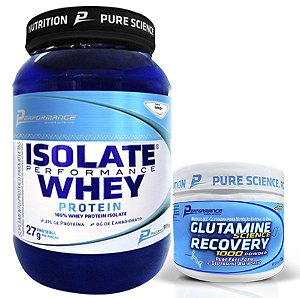ISO WHEY 900 GR + GLUTAMINA 150 GR - PERFORMANCE NUTRITION